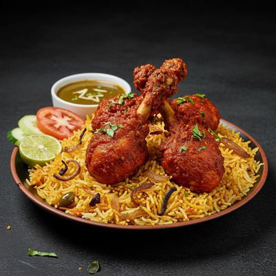 Chicken Lollipop Biryani