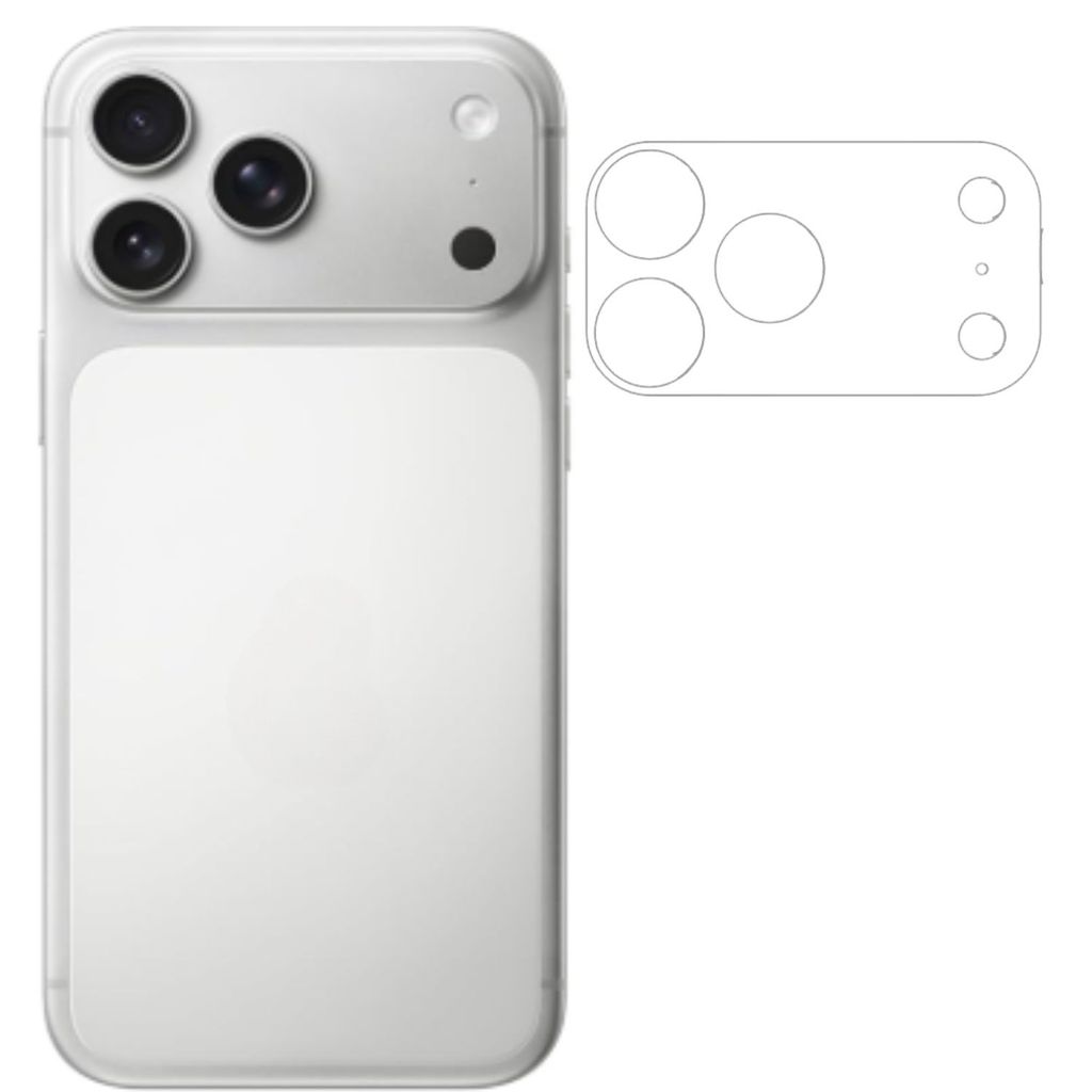 ISAAK Back Camera Lens Protector compatible for Apple iPhone 17 Pro (Pack of 2) view 2