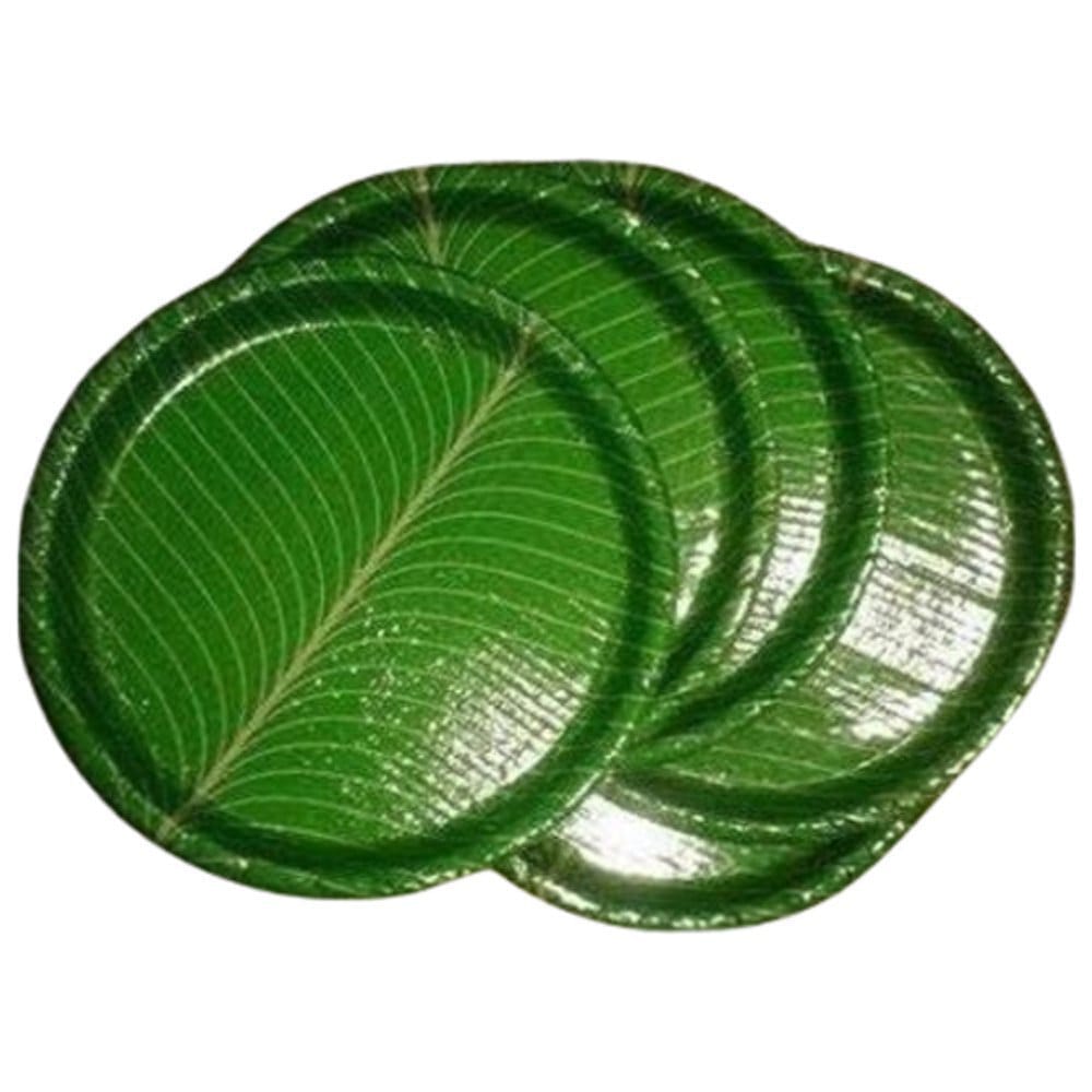 100% Natural Areca Leaf Plates | Disposable and Biodegradable | 8 Inches | Pack of 25