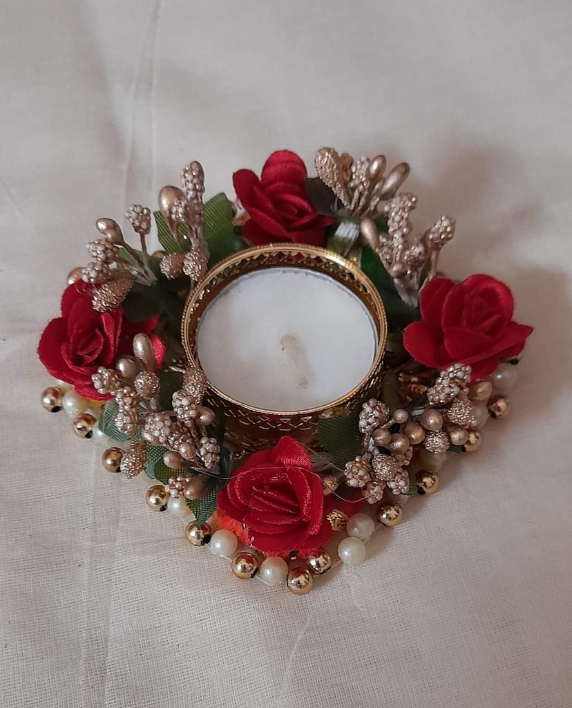 Red Handmade Diya for Diwali