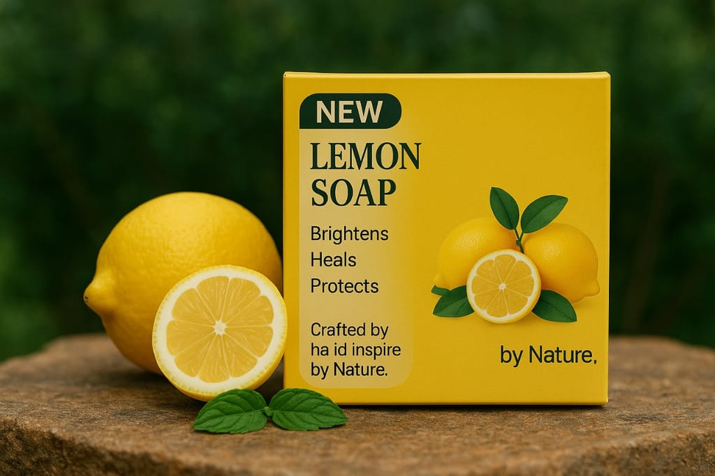 NEW Lemon Soap - Brightens, Heals & Protects