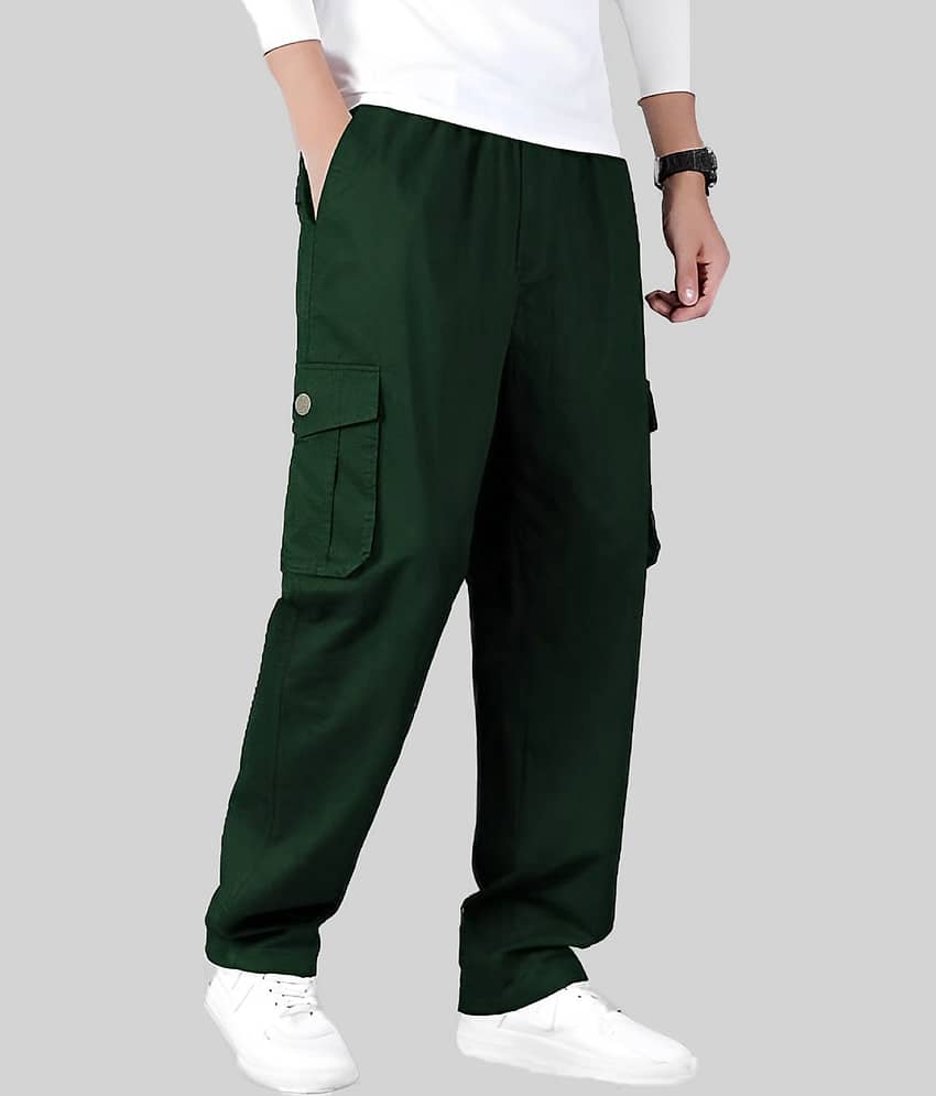Reoutlook Regular Flat Men's Cargos - Grey ( Pack of 1 ) view 2