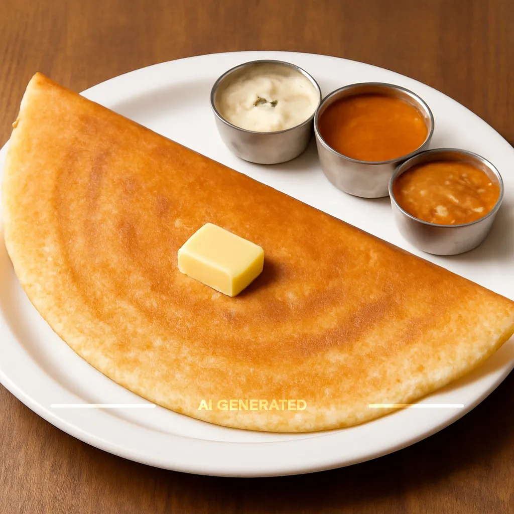Butter Plain Dosa