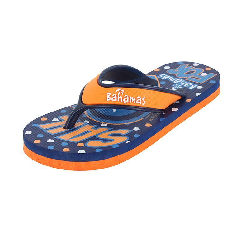 BAHAMAS BHK17 Orange Navy Blue K No 13 (s) Kids Hawai