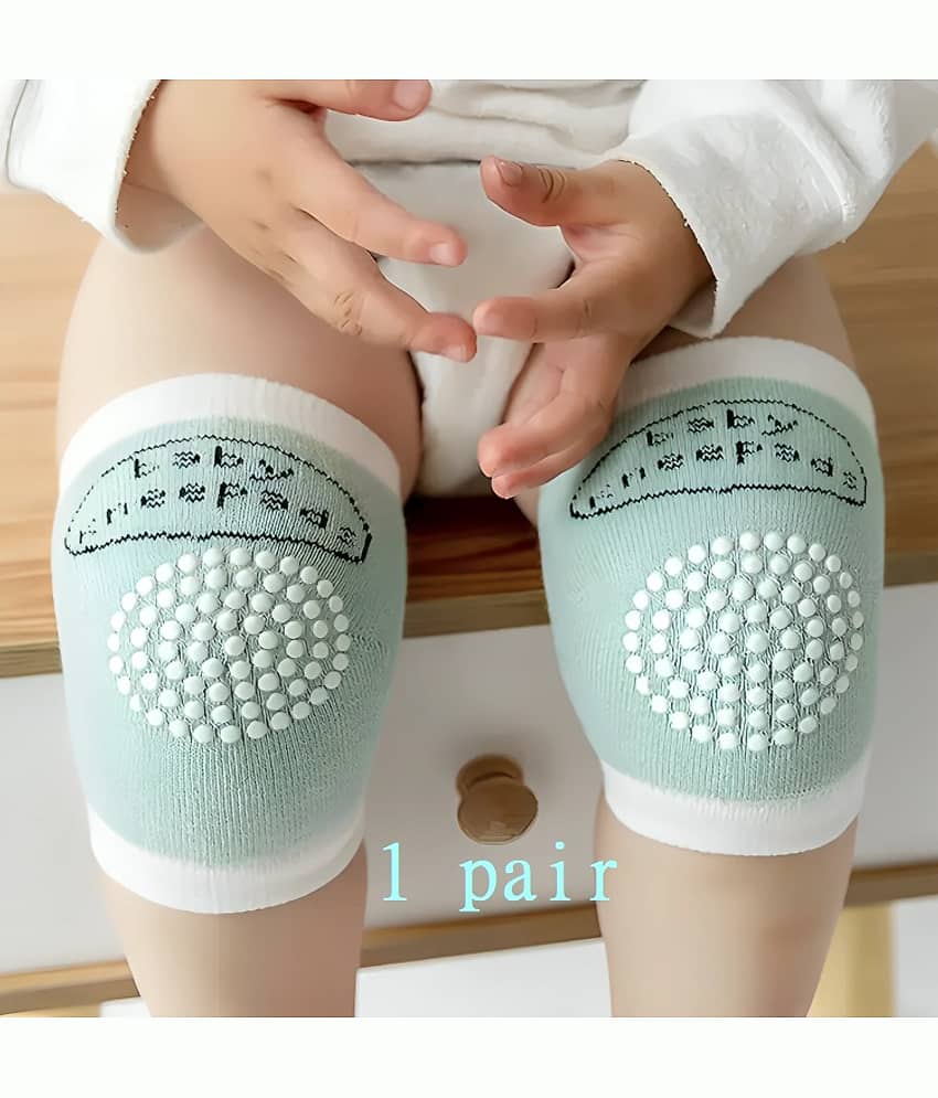 dust n shine Multicolor Cotton Baby Knee Pad ( Pair of 1 )