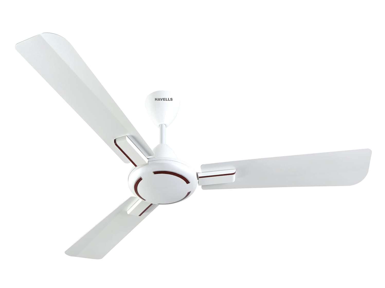 Havells Ambrose 1200mm Energy-Saving High-Speed Ceiling Fan, Cola Espresso - Pearl White Wood