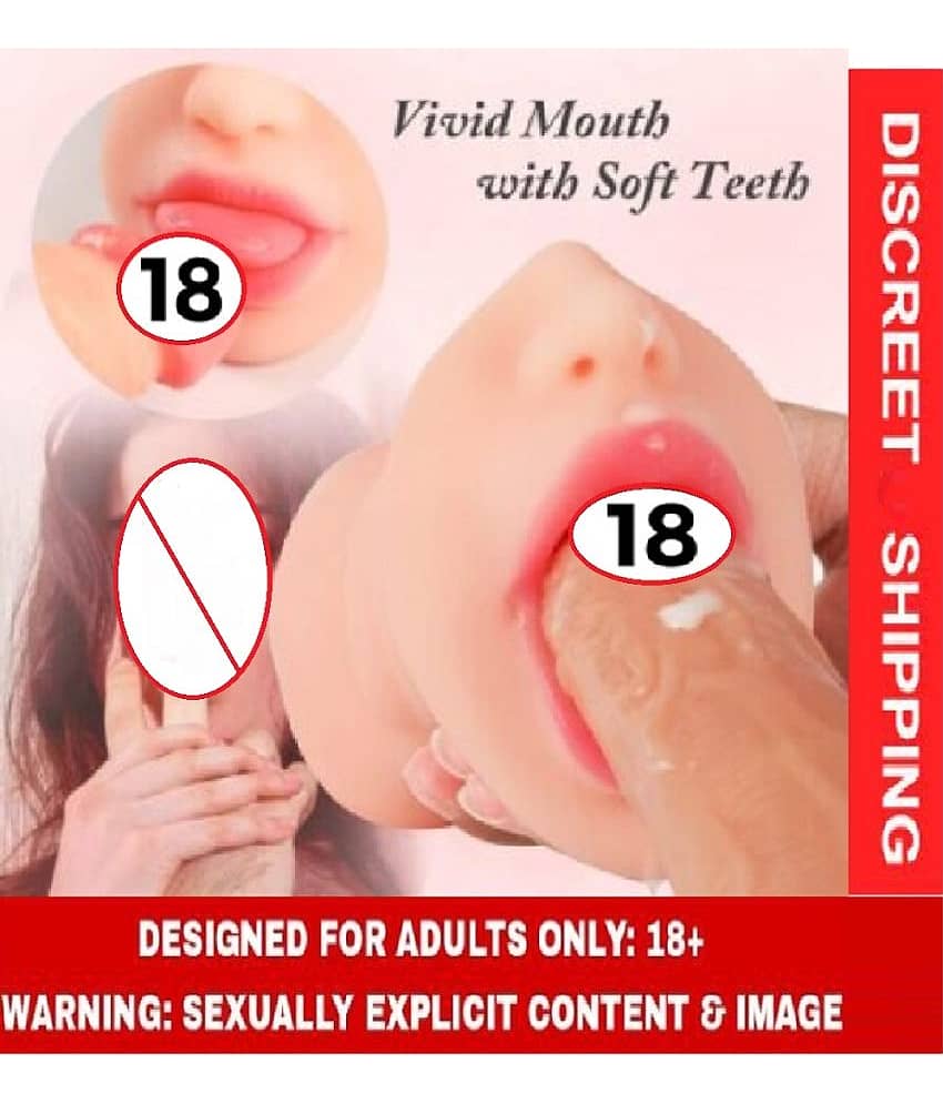 3D Realistic Vagina Mouth Smart Sucking Pump Pocket Pussy