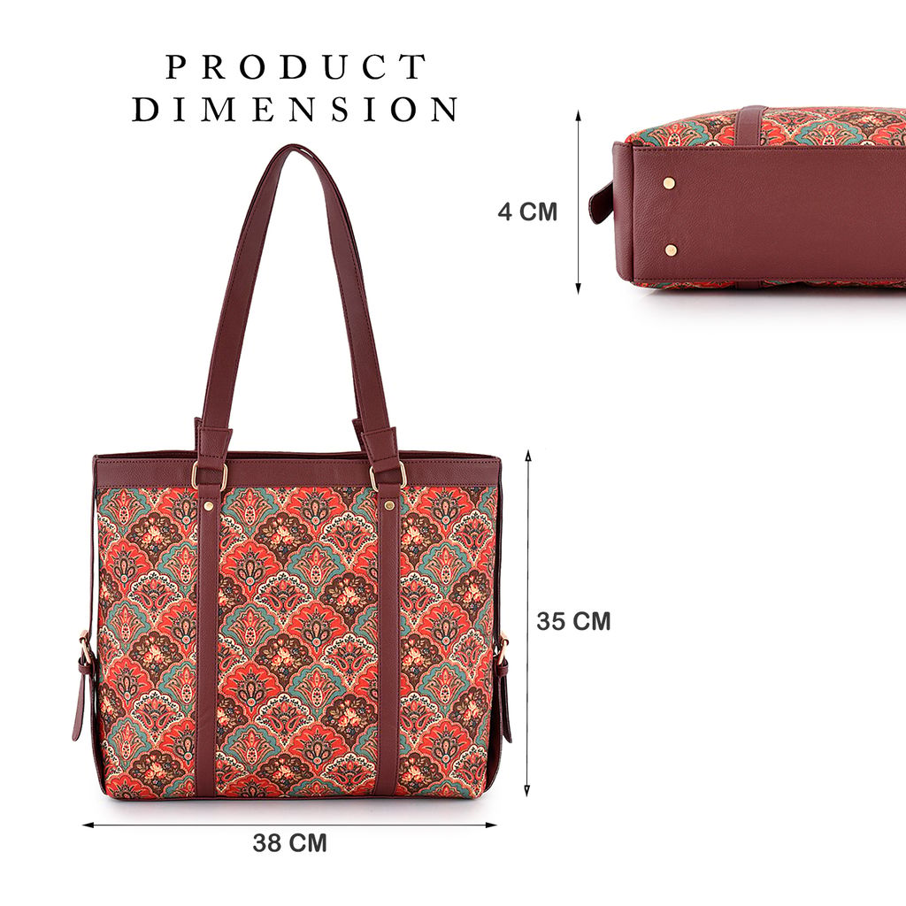 Lychee bags Women Printed Canvas Tote Bag view 2