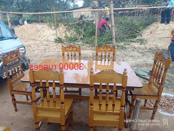 Wooden Dining Table 4 Seater view 2