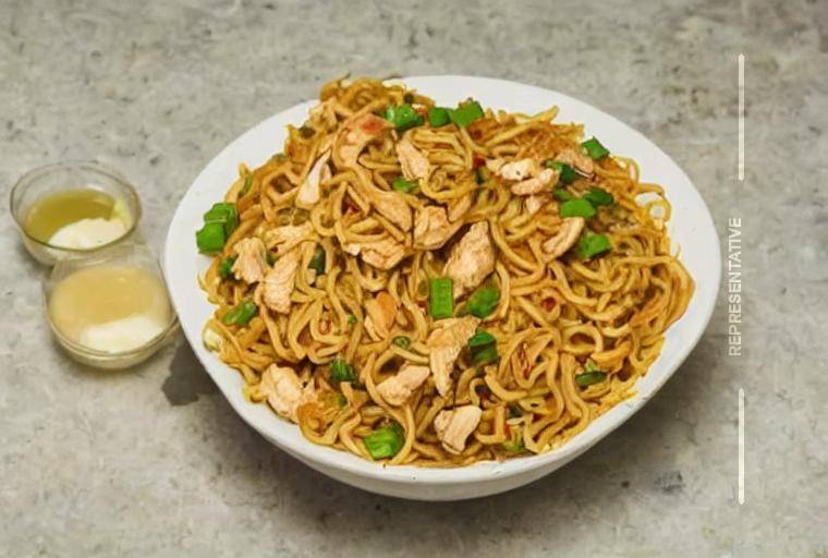 Chicken noodles