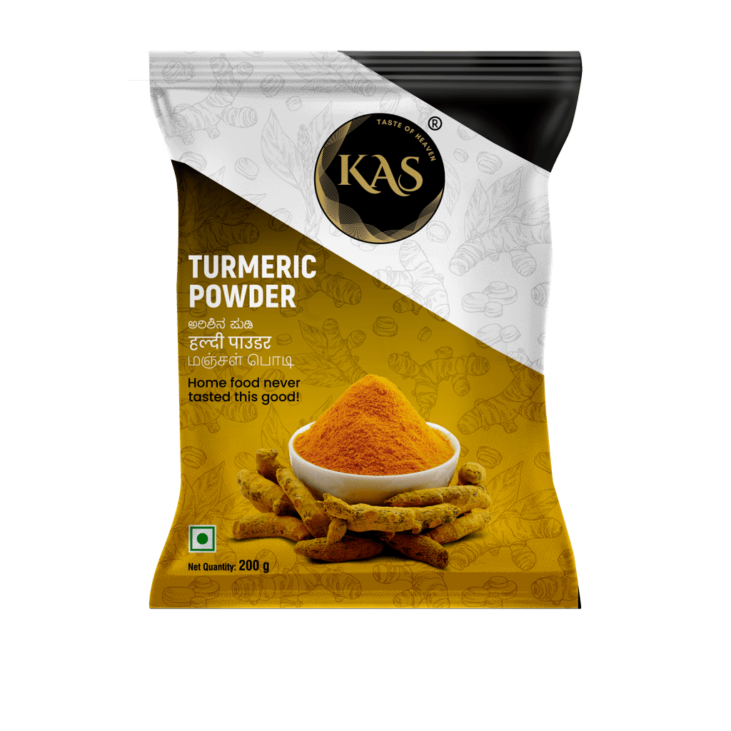 KAS Turmeric Powder - Pack of 5, 200gm each