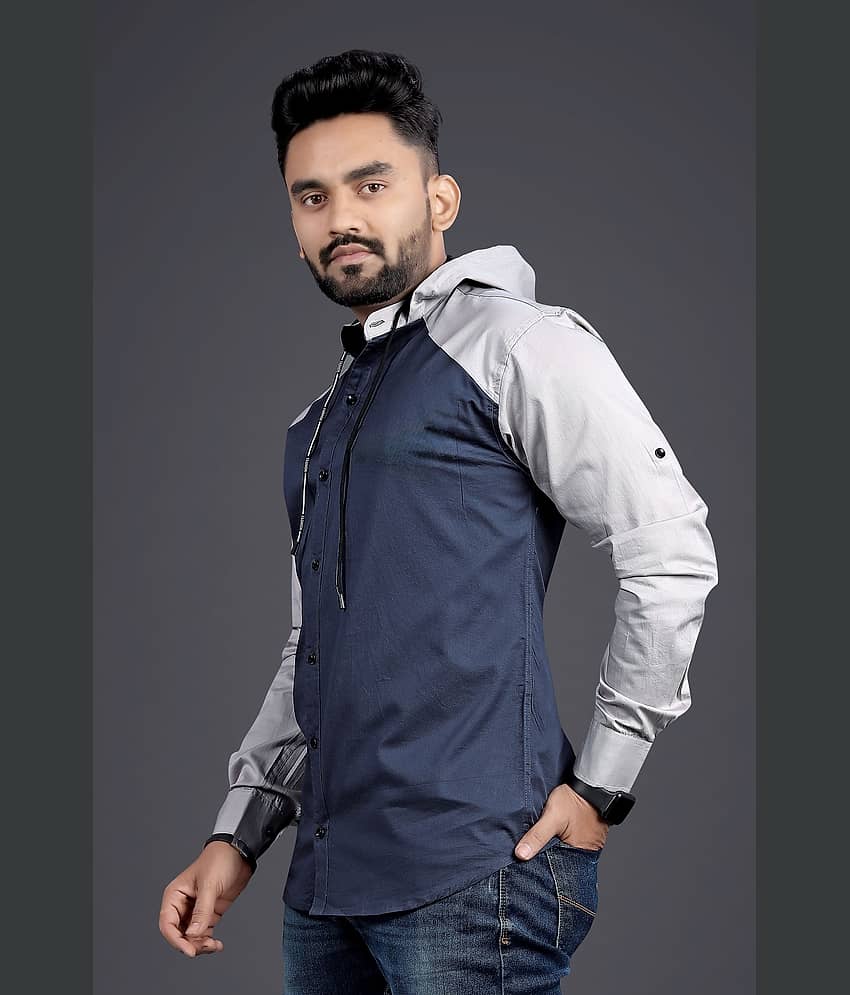 Nofilter 100% Cotton Regular Fit Solids Full Sleeves Men's Casual Shirt - Multicolor ( Pack of 1 ) view 2