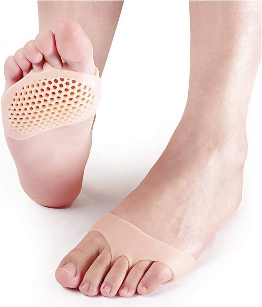 Starburst Silicone Gel Half Toe Sleeve (Pack Of 3) Regular