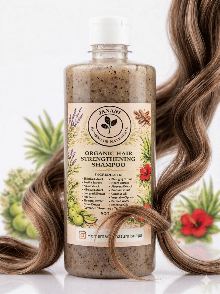 Janani Natural Anti dandruff hand made shampoo view 2