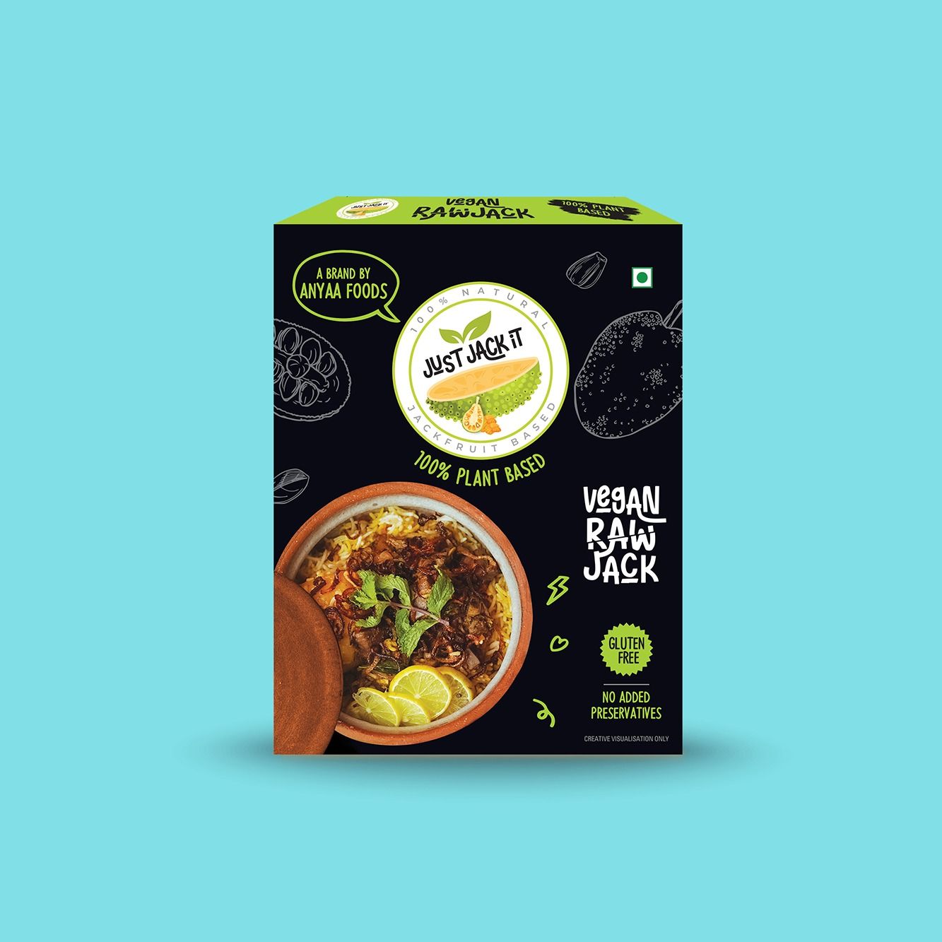 Just Jack It Vegan Raw Jack, 300 gm (100% Plant Based)