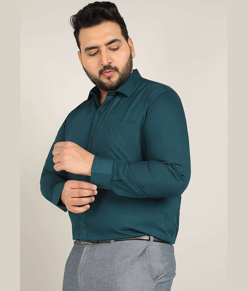 adwynpeter 100% Cotton Regular Fit Solids Full Sleeves Men's Casual Shirt - Maroon ( Pack of 1 ) view 2