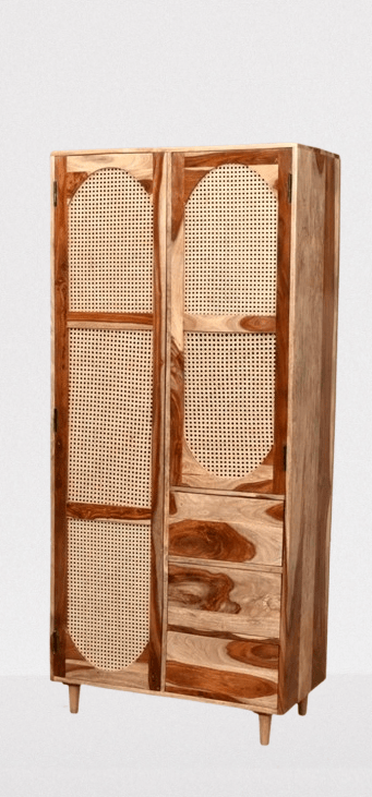 Jamani art craft; Sheesham Wood Wardrobe for living room , badroom , hotel