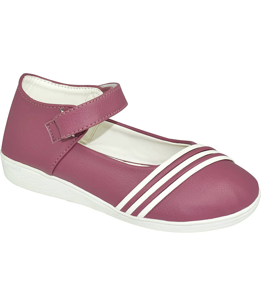 Ajanta Girls Bellies Stylish Fashion Comfortable shoes for kids Easy to Wear view 2