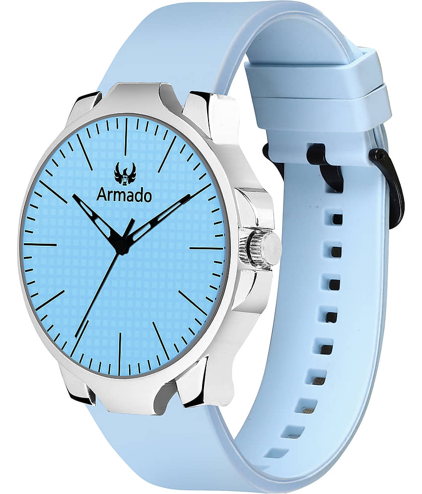 Armado Blue Silicon Analog Men's Watch