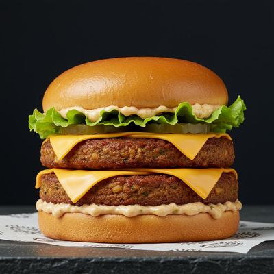 Crispy Veg Double Patty Burger