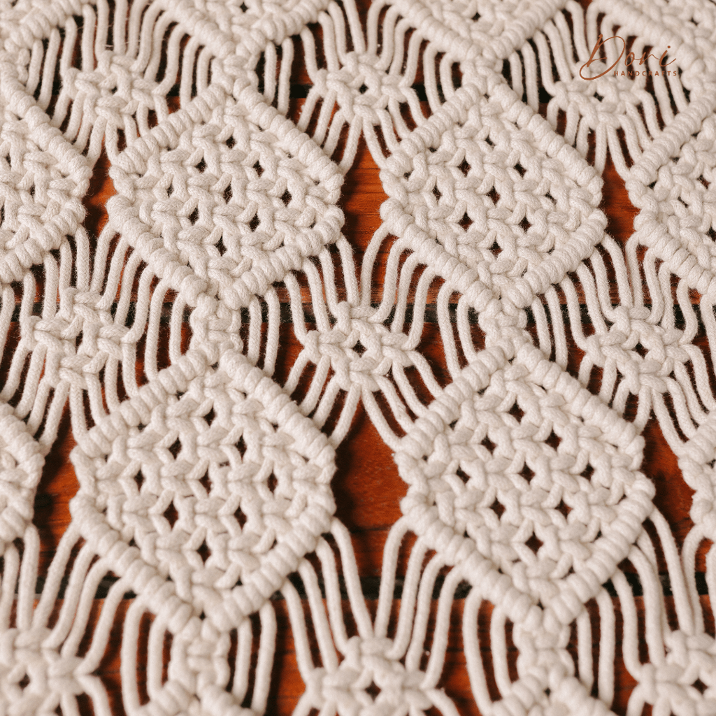 Macrame Table Runner view 2