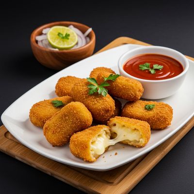 Veg Cheese Nuggets (6 Pcs)