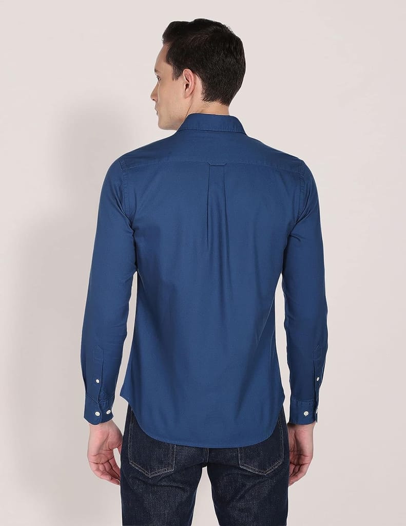 Cotton Dobby Solid Casual Shirt view 2