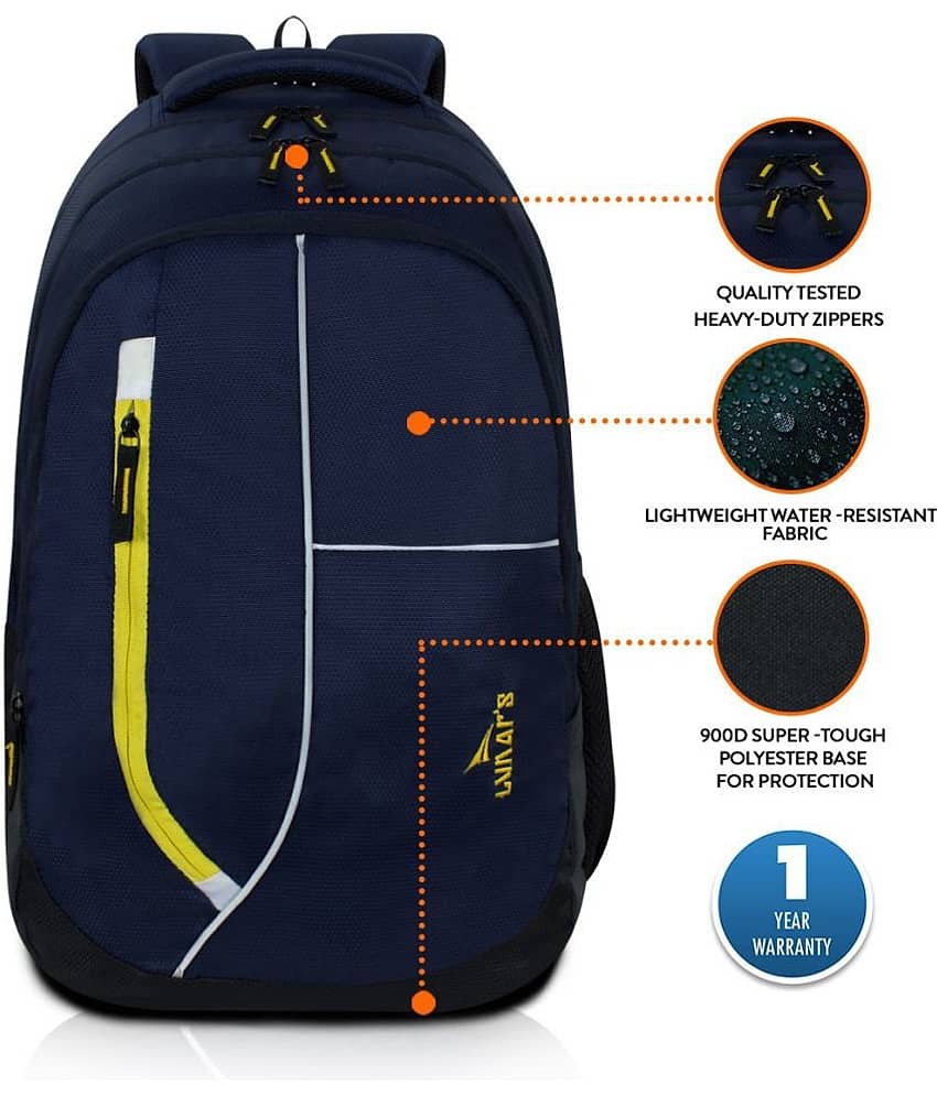 Lunar's 35 Ltrs Blue Backpack view 2