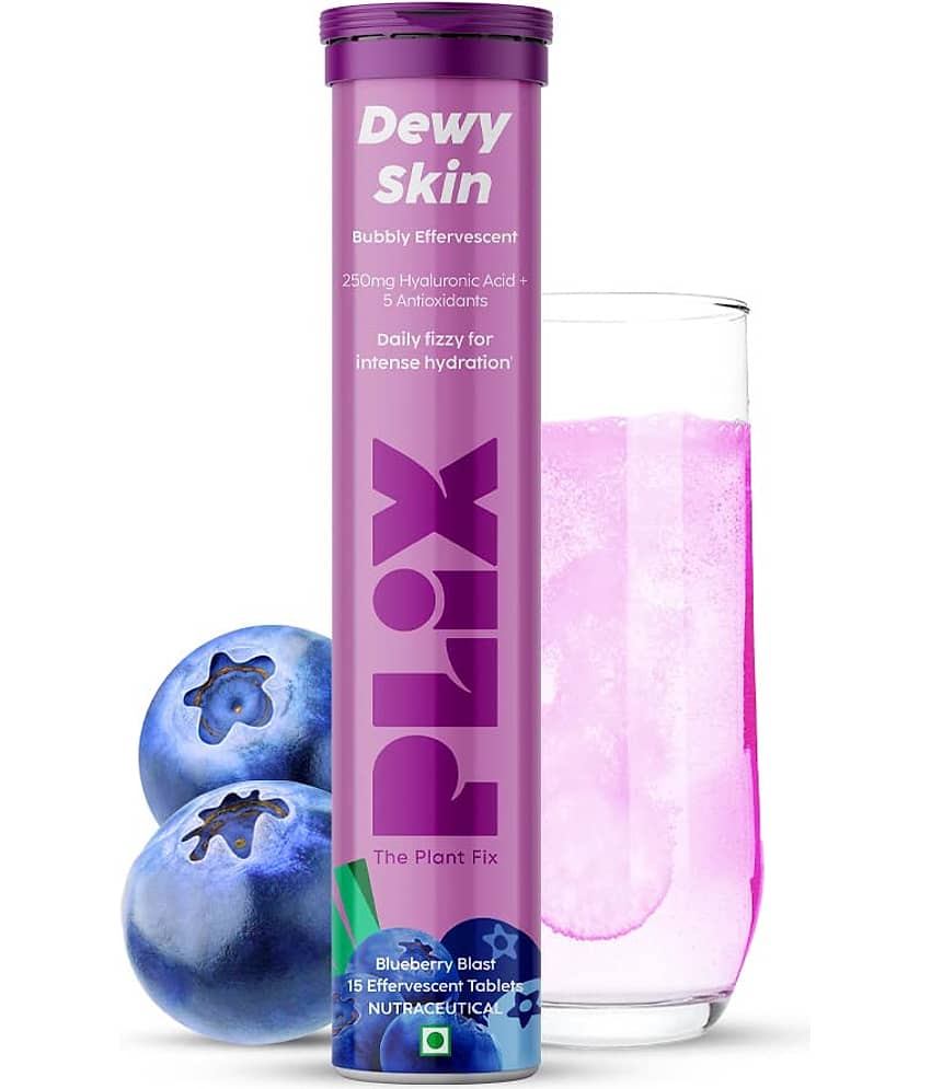 The Plant Fix Plix Dewy Skin Hyaluronic Acid & Nutrition Food For Intense Hydration (15 Tablets)