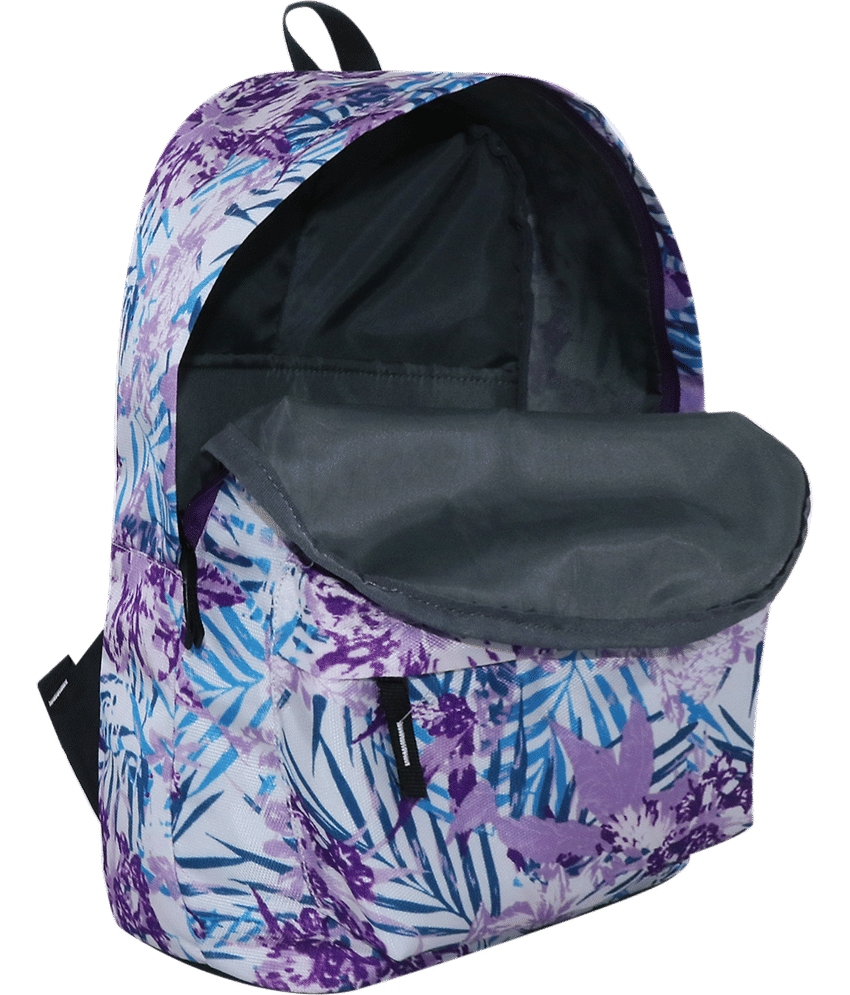 mikebags - Purple Polyester Backpack ( 15 Ltrs ) view 2
