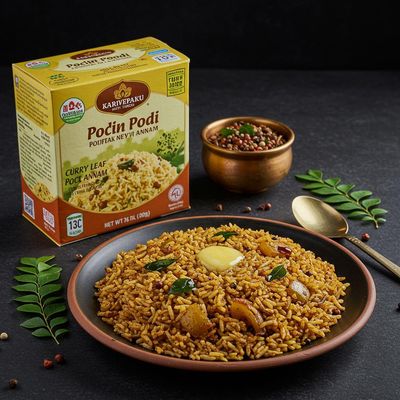 Karivepaku Podi Neyyi Annam - Box 500ml