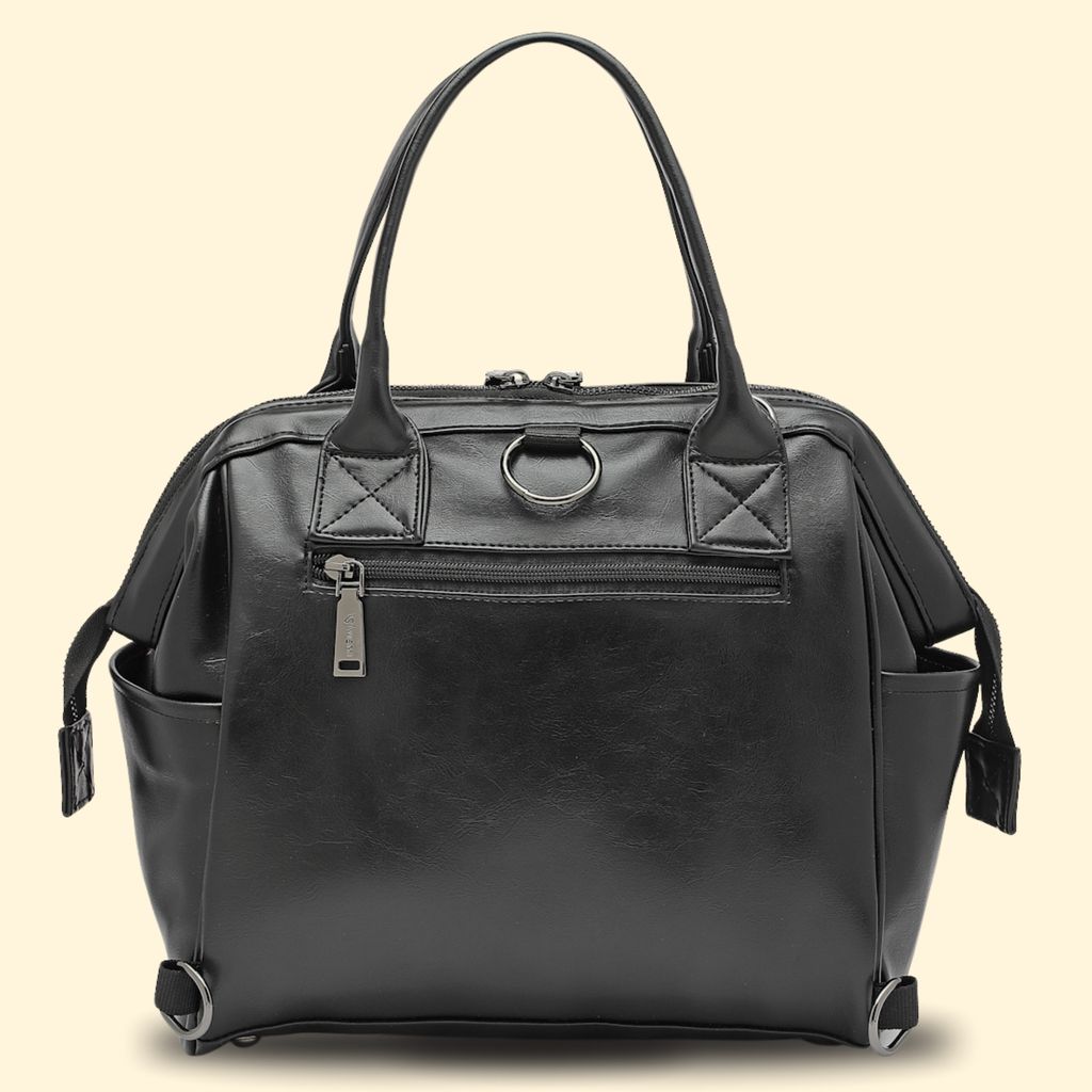 Women Handbag Pu Leather Crossbody Sling Bag Stylish Office Bag Lightweight Water Resistant Satchel Shoulder Bag With Detachable Strap view 2