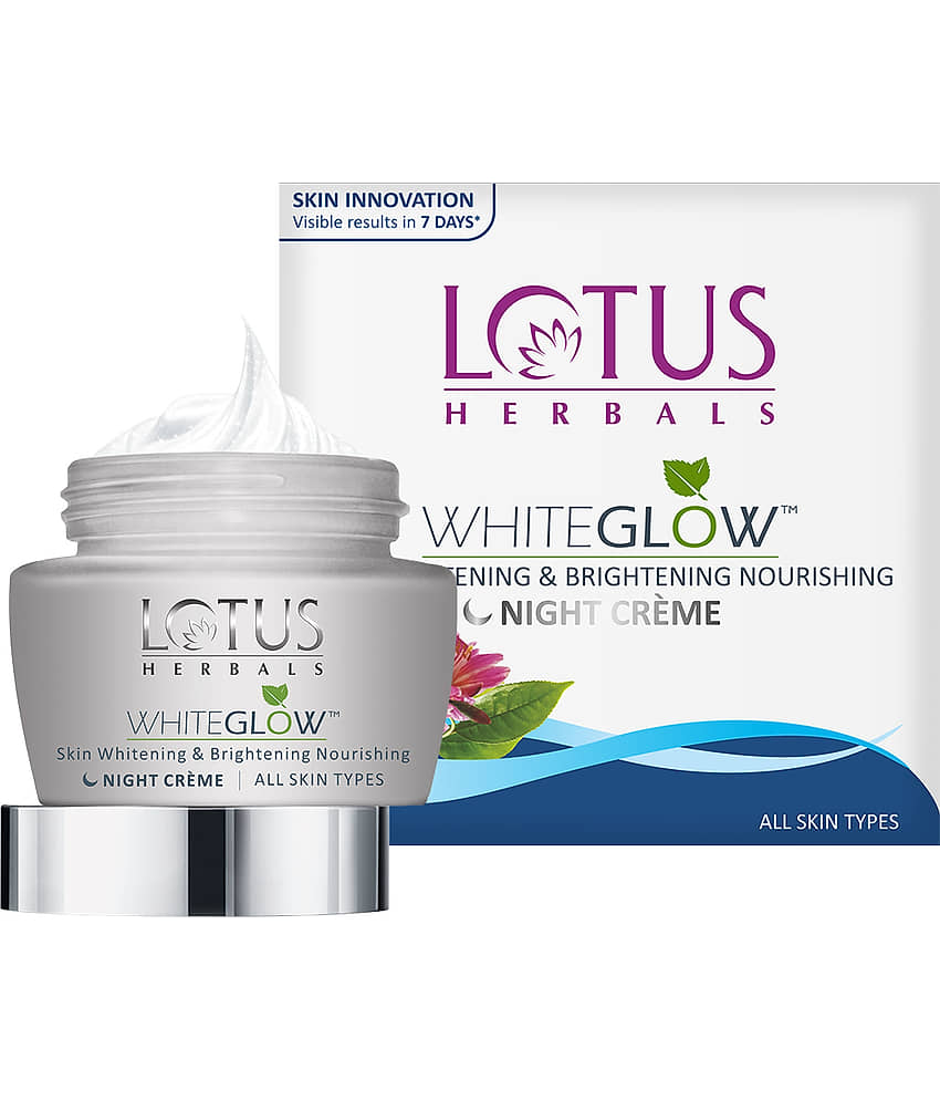 Lotus Herbals Whiteglow Skin Nourishing Night Cream 60g (Pack of 2) view 2
