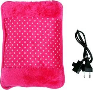 viva smart's smart electric heating pad with fur and velvet with hand pocket view 2