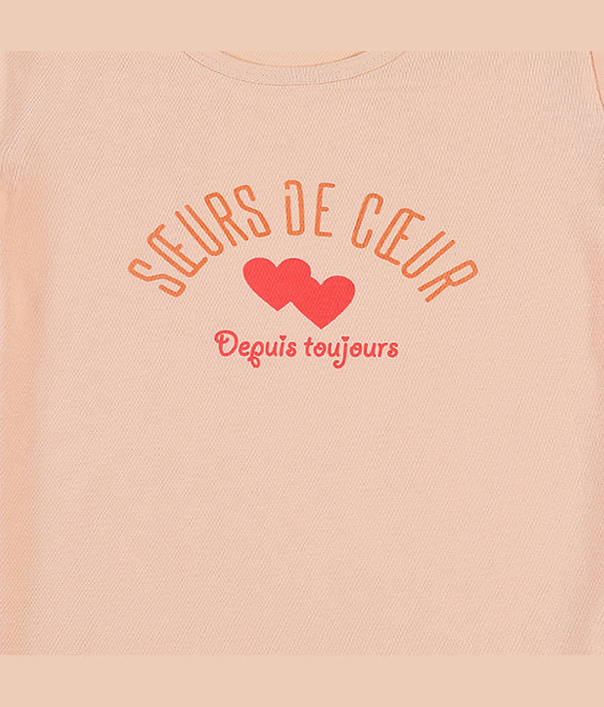 CATCUB Pack of 1 Girls 100% Cotton T-Shirt ( Navy Blue ) view 2