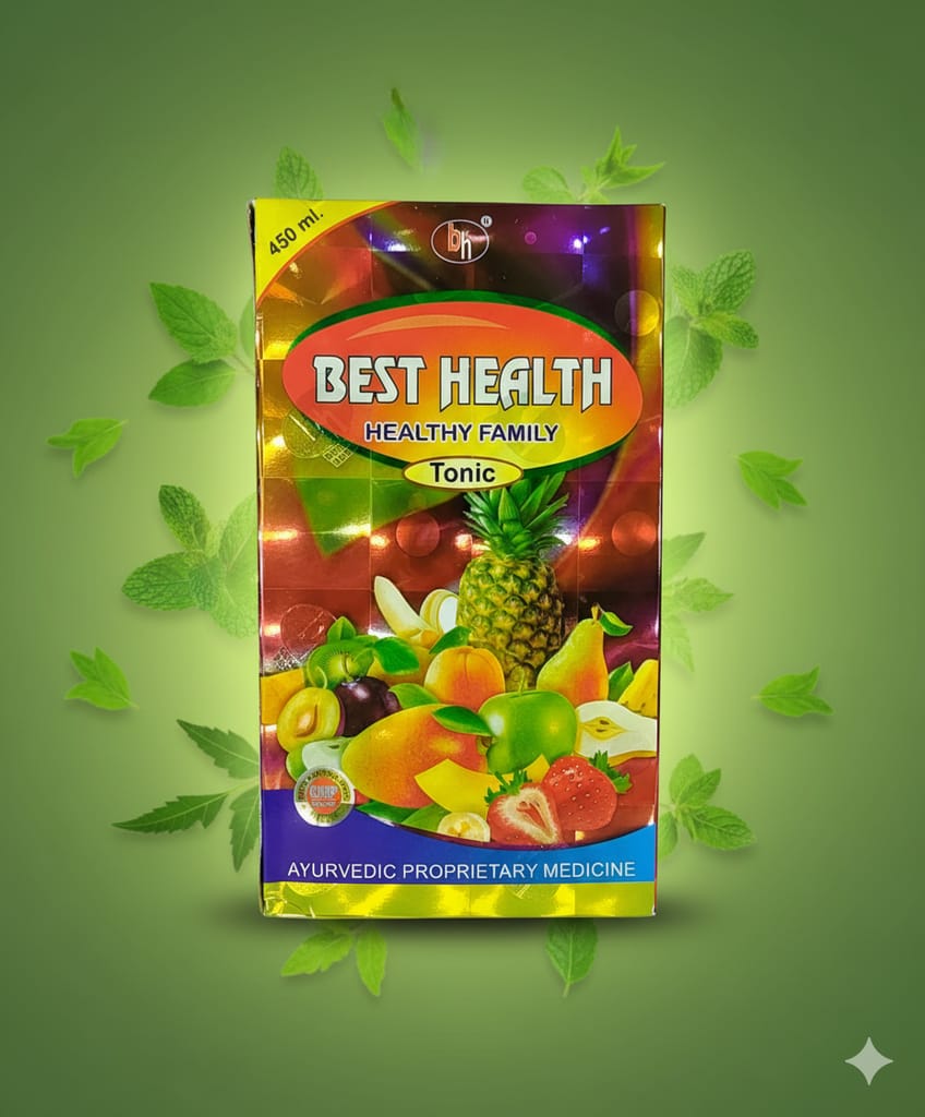 Best Health Syrup (Pack of 1) - Natural Herbal Ayurvedic Tonic for Vitality, Immunity & General Wellness
