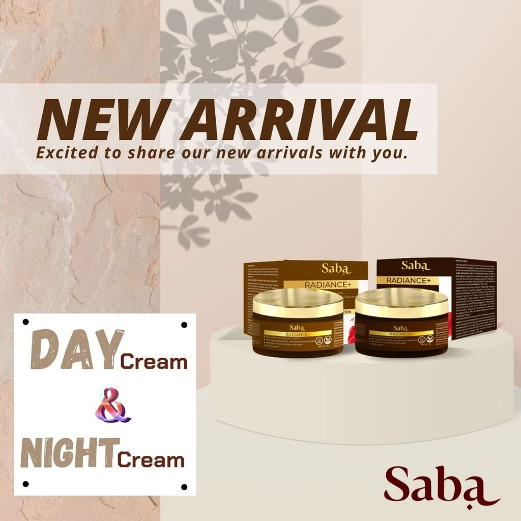 Saba Radiance+ Day Gel Cream & Radiance+ Night Gel Cream Combo | 50g Each - Pack of 2 view 2