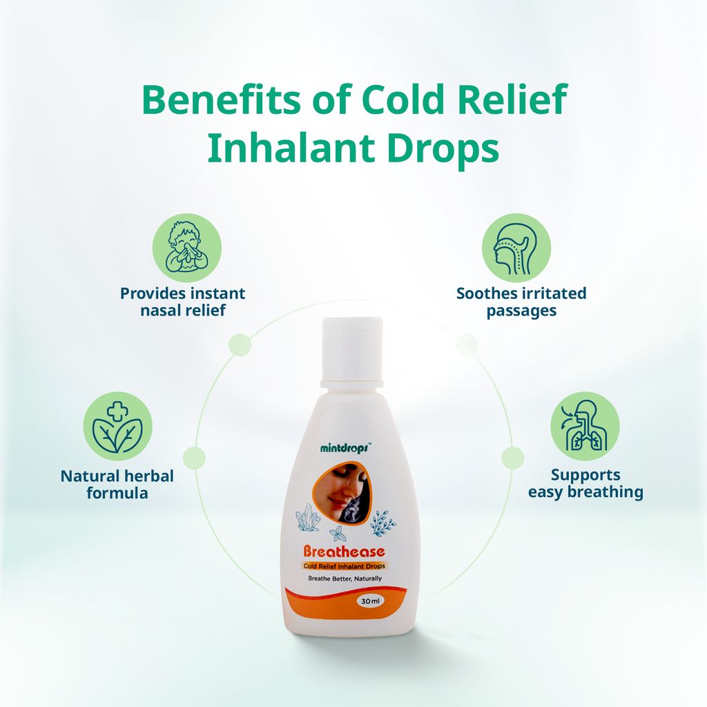 Breathease Cold Relief Inhalant Drops view 2