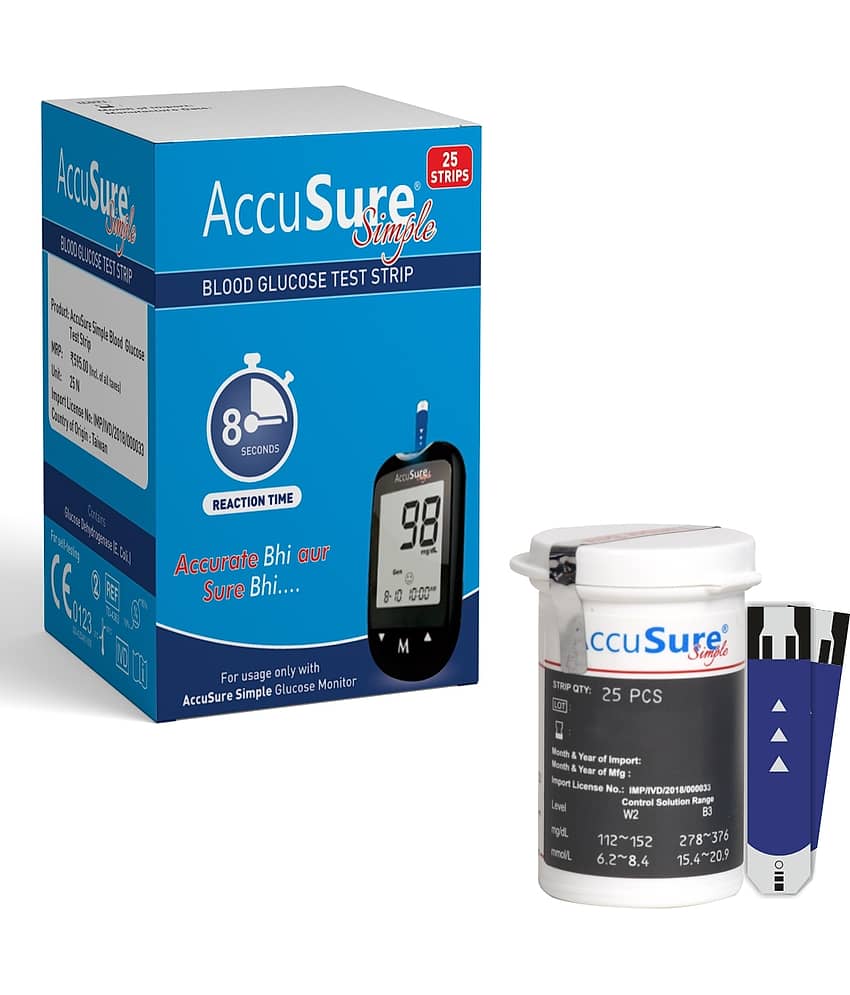 ACCUSURE Simple 25 Test Strips