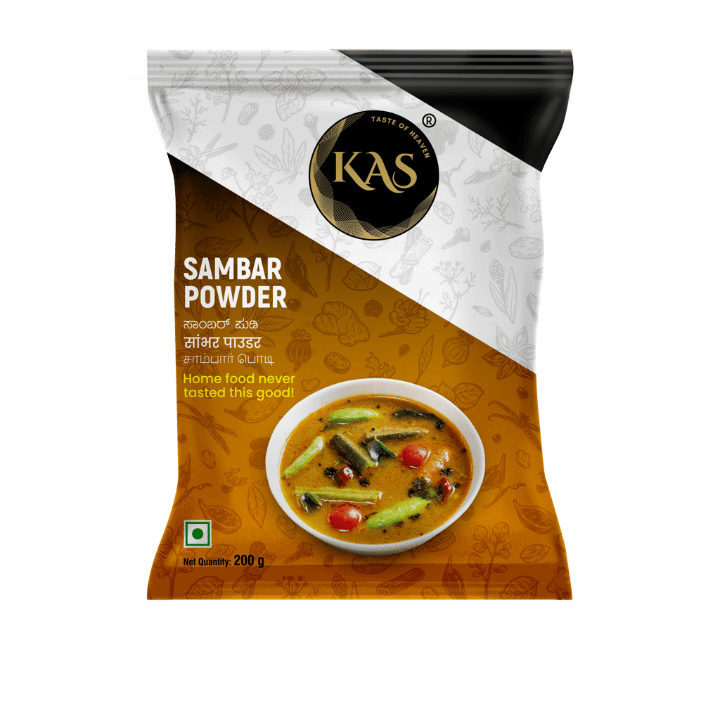 KAS Sambar Powder - Pack of 5, 200gm each