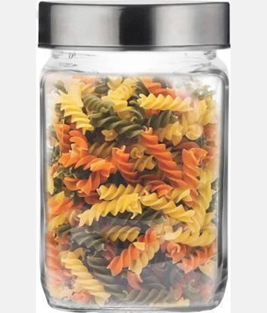 CROCO JAR - Silver Glass Food Container ( Pack of 6 ) view 2