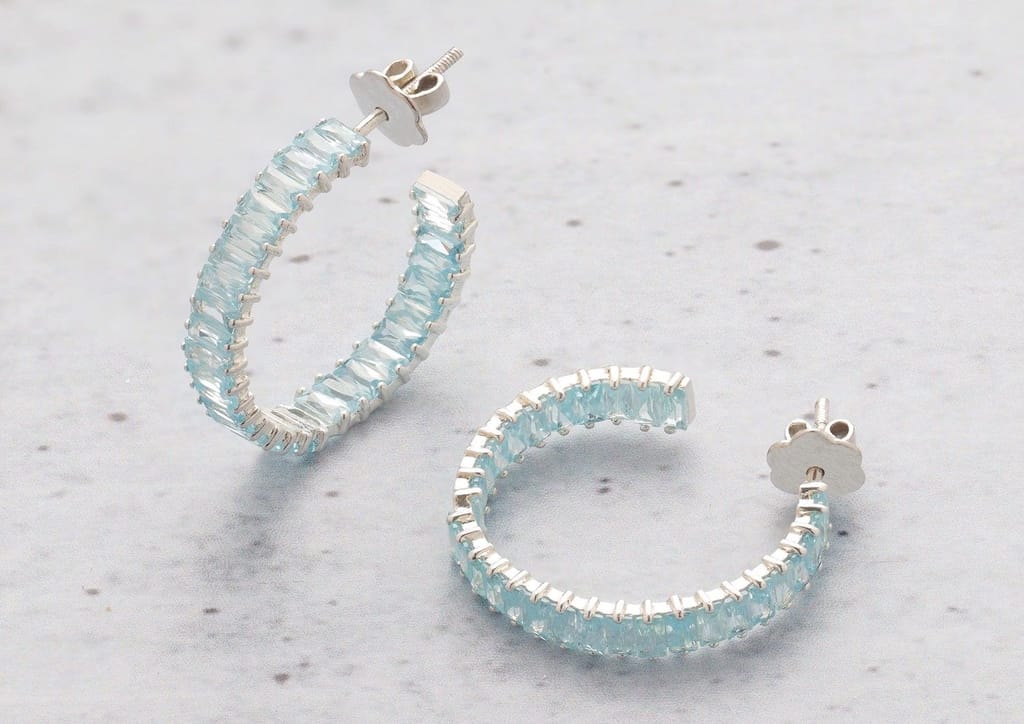 Luminous Hoop Earrings - Pastel Colours view 2