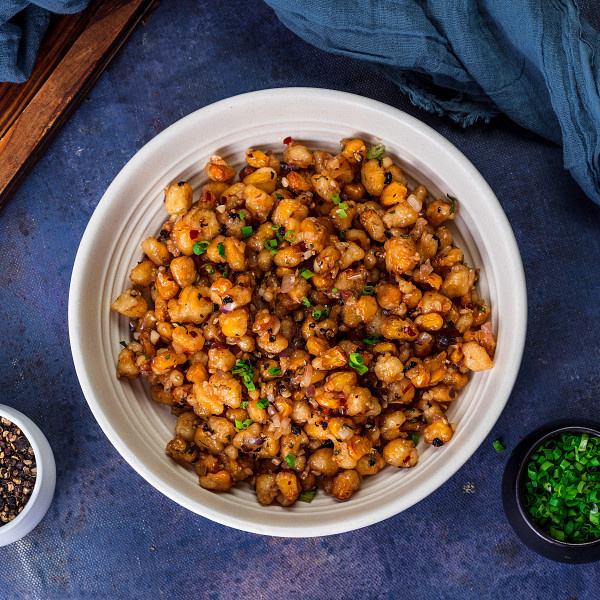 American corn pepper salt