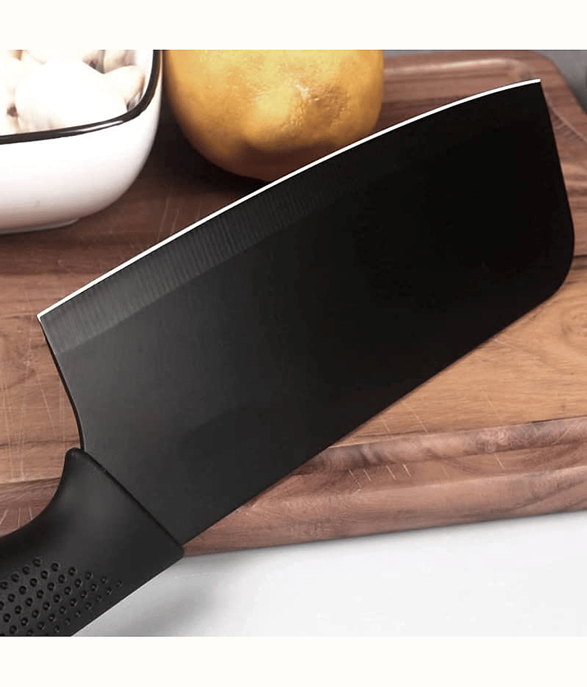 Universal Black Stainless Steel Cleaver Blade Length 18 cm ( Pack of 1 ) view 2