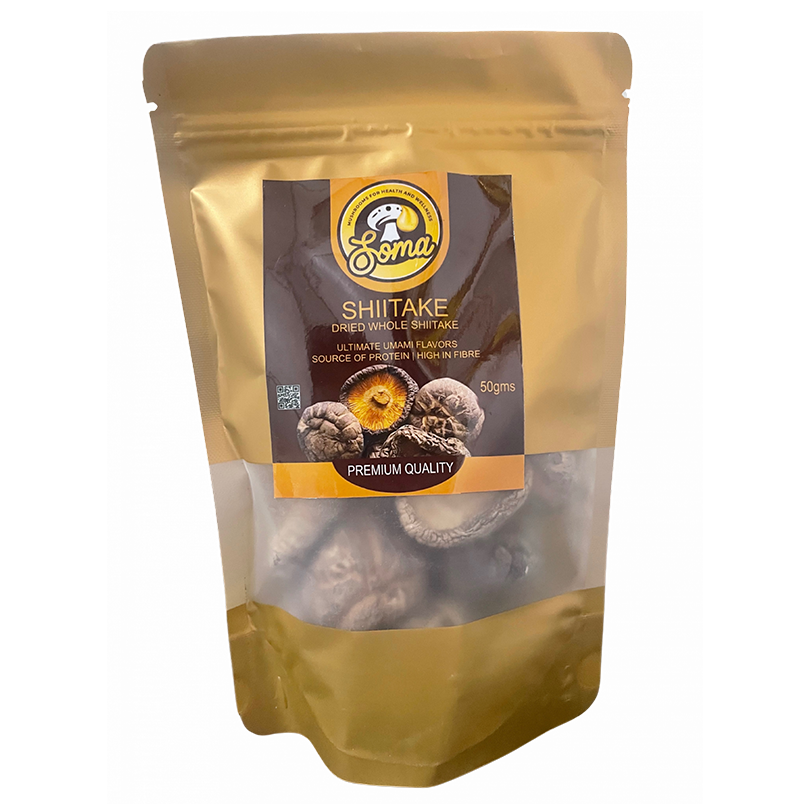 SomaShrooms Shiitake Whole Dried