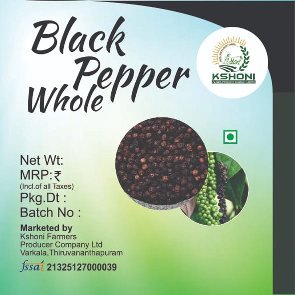 Kshoni Black Whole Pepper - Premium Quality Spice view 2