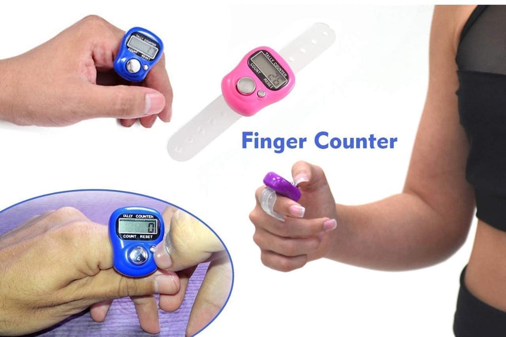 Digital Finger Tally Counter for Prayer, Sports, Knitting & More view 2