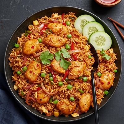 Chicken Schezwan Fried Rice