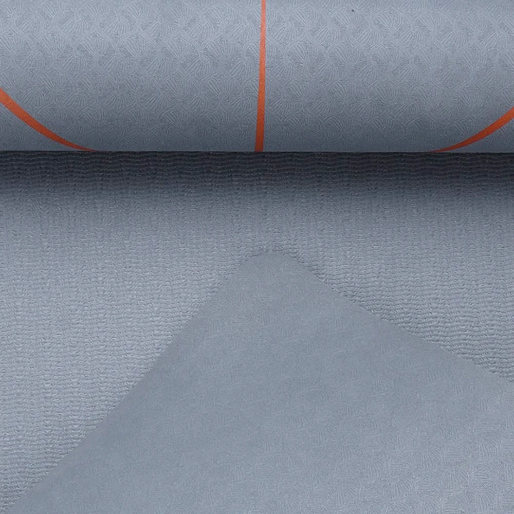 TEGO CORE Yoga Mat with GuideAlign & Yoga Mat Holder Bag (Colour - GREY BRICK, Size - 8 MM) by Total Sporting And Fitness Solutions Pvt Ltd view 2