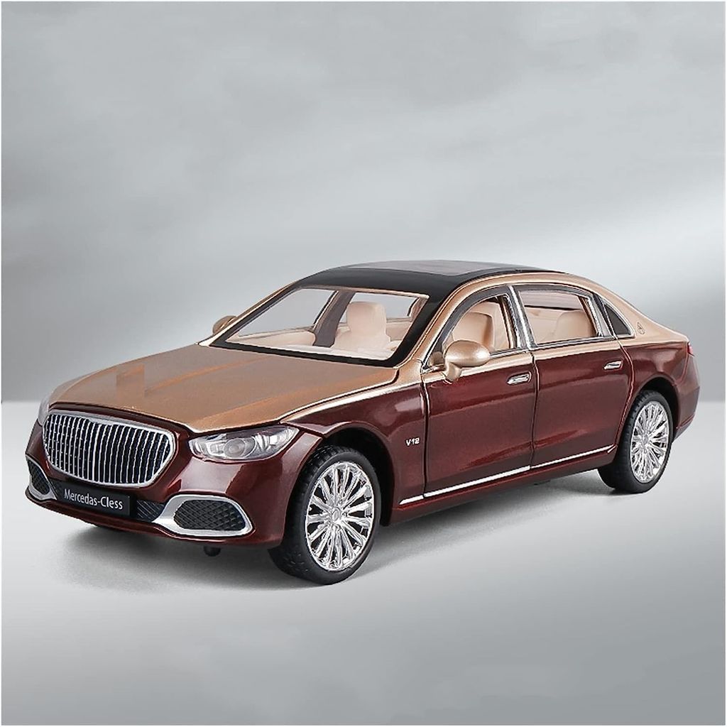 KTRS ENTERPRISE 1:24 For Mercedes-Benz Maybach S680 Alloy Model Pull Back Toy Car Gift Collectible Model Car Die-Cast view 2